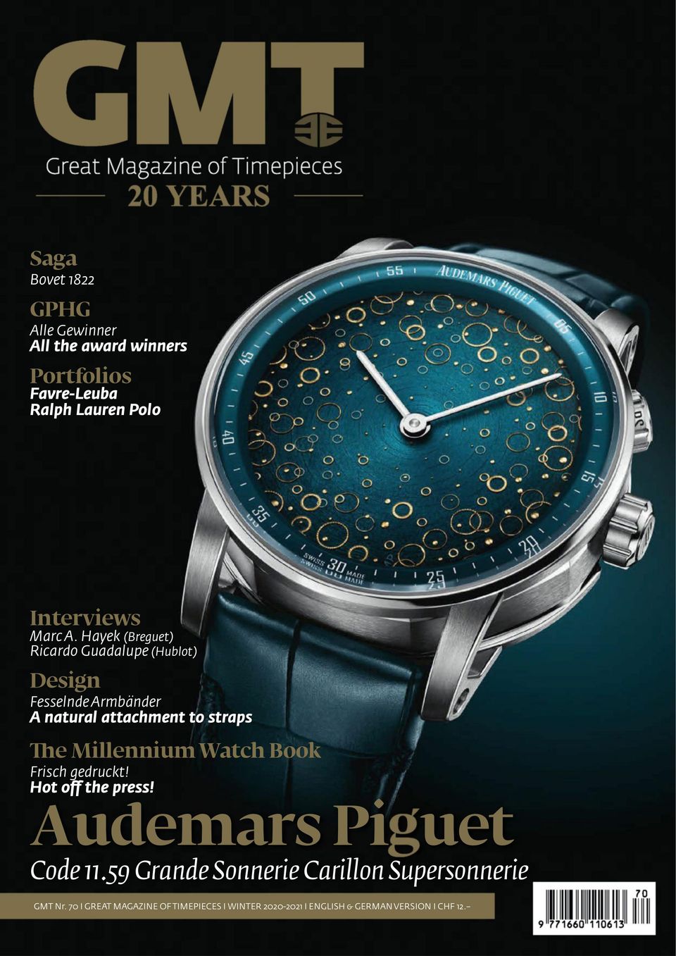 GMT, Great Magazine of Timepieces (German-English) Issue 70