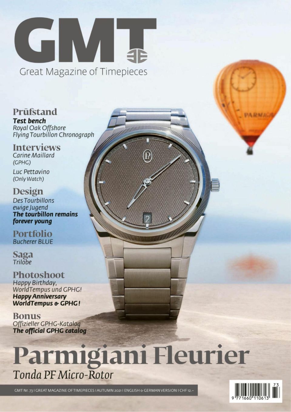 GMT, Great Magazine of Timepieces (German-English) Issue 73