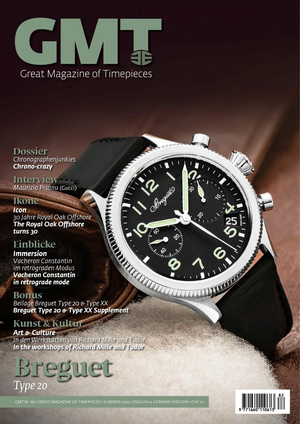 GMT, Great Magazine of Timepieces (German-English) Issue 82