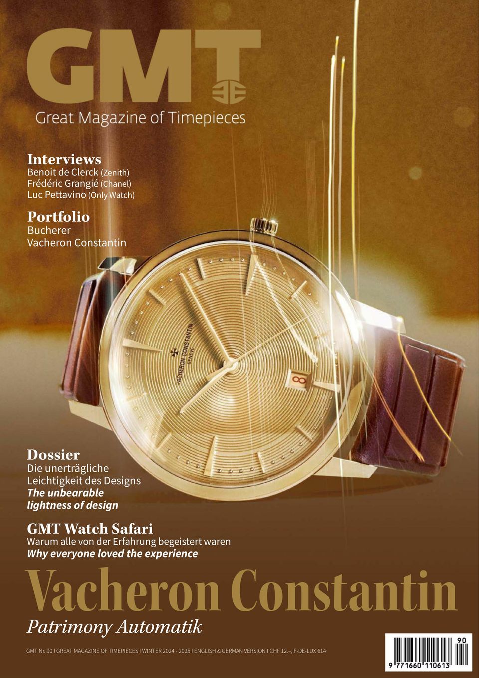 GMT, Great Magazine of Timepieces (German-English) Issue 90