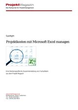 Projektkosten mit Microsoft Excel managen