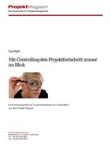 Novemer 2015. Mit Controlling den Projektfortschritt immer im Blick