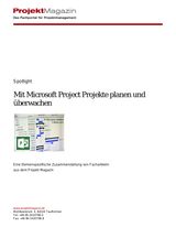 August 2015. Mit Microsoft Project Projekte planen und überwachen
