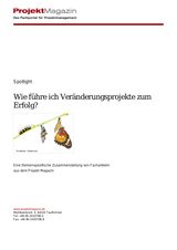 Mai 2015. Wie führe ich Veränderungsprojekte zum Erfolg?