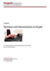 Juli 2014. Berichten und Dokumentieren im Projekt