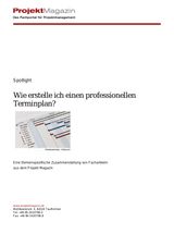 Februar 2015. Wie erstelle ich einen professionellen Terminplan?