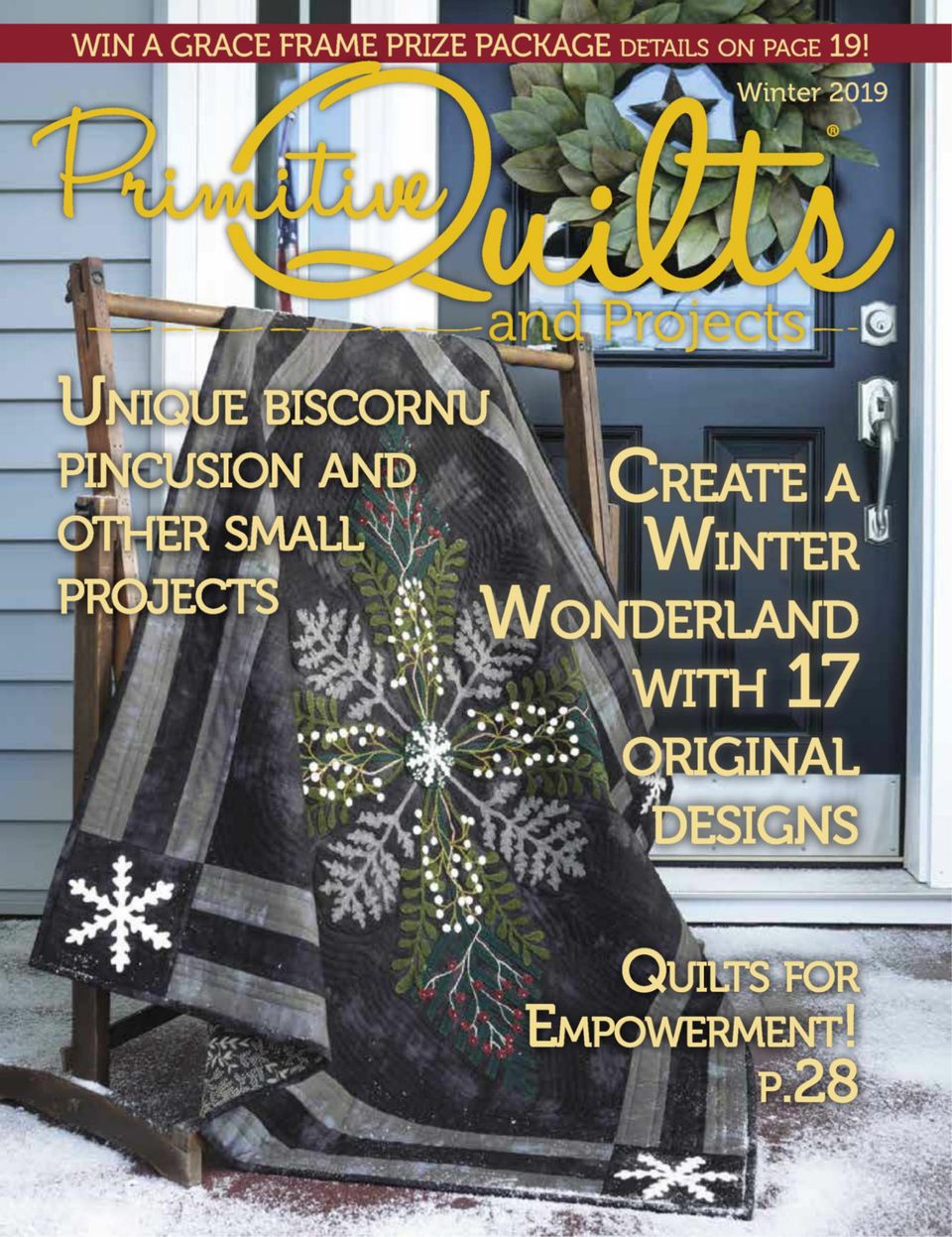 Primitive Quilts and ProjectsWinter 2019 Magazine