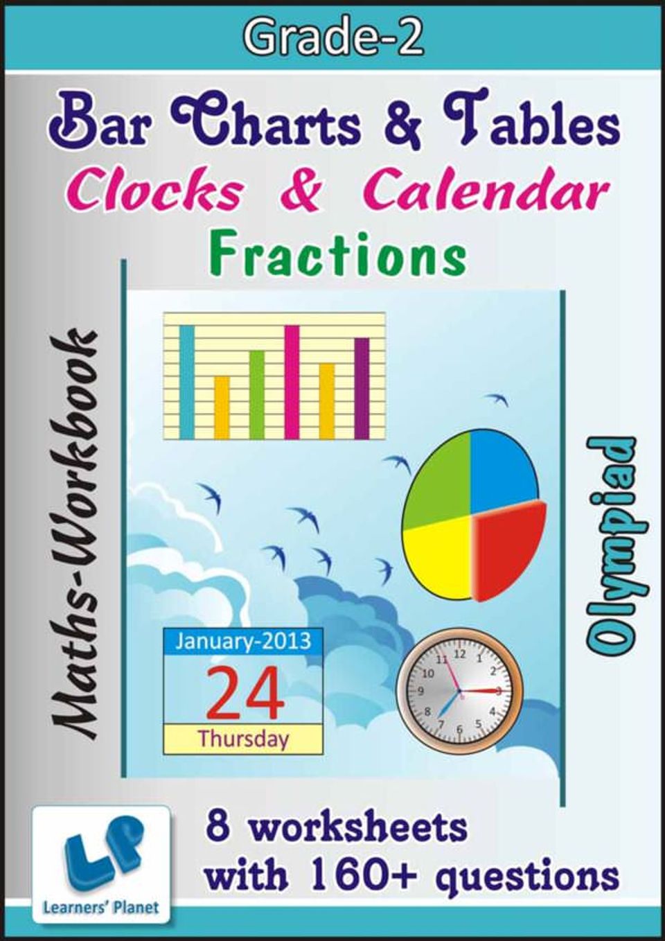 Om Books International  Math Made Merry Activity Workbook Grade-2