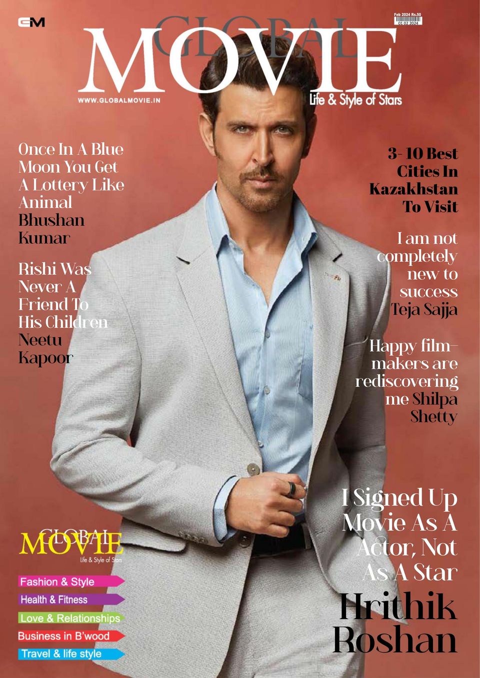 GLOBAL MOVIE MAGAZINEFebruary 2024 Magazine Get your Digital