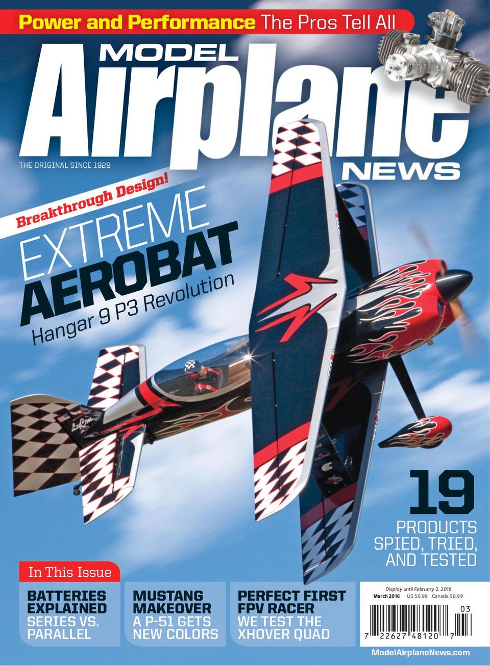 Model Airplane News-March 2016 Magazine - Get your Digital Subscription