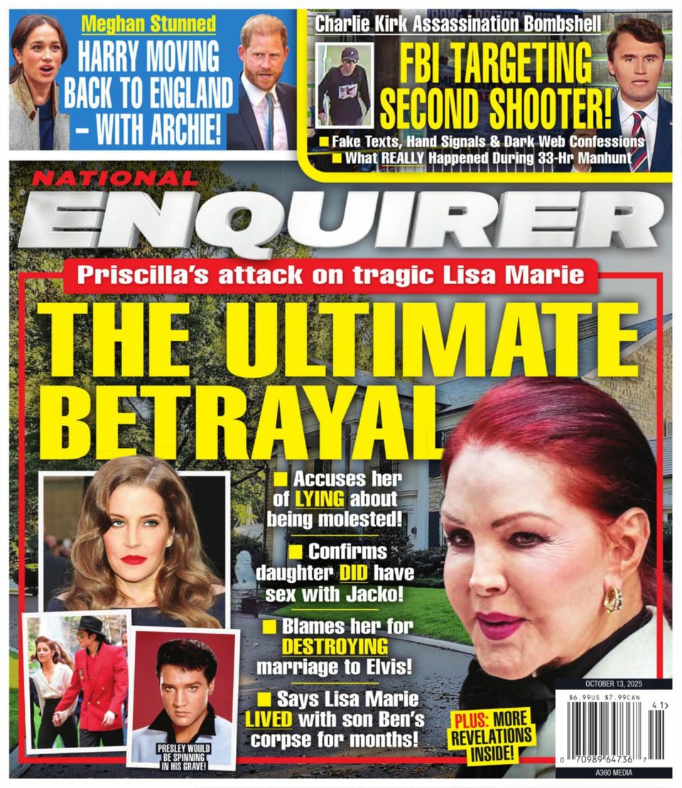 National Enquirer October 13, 2025