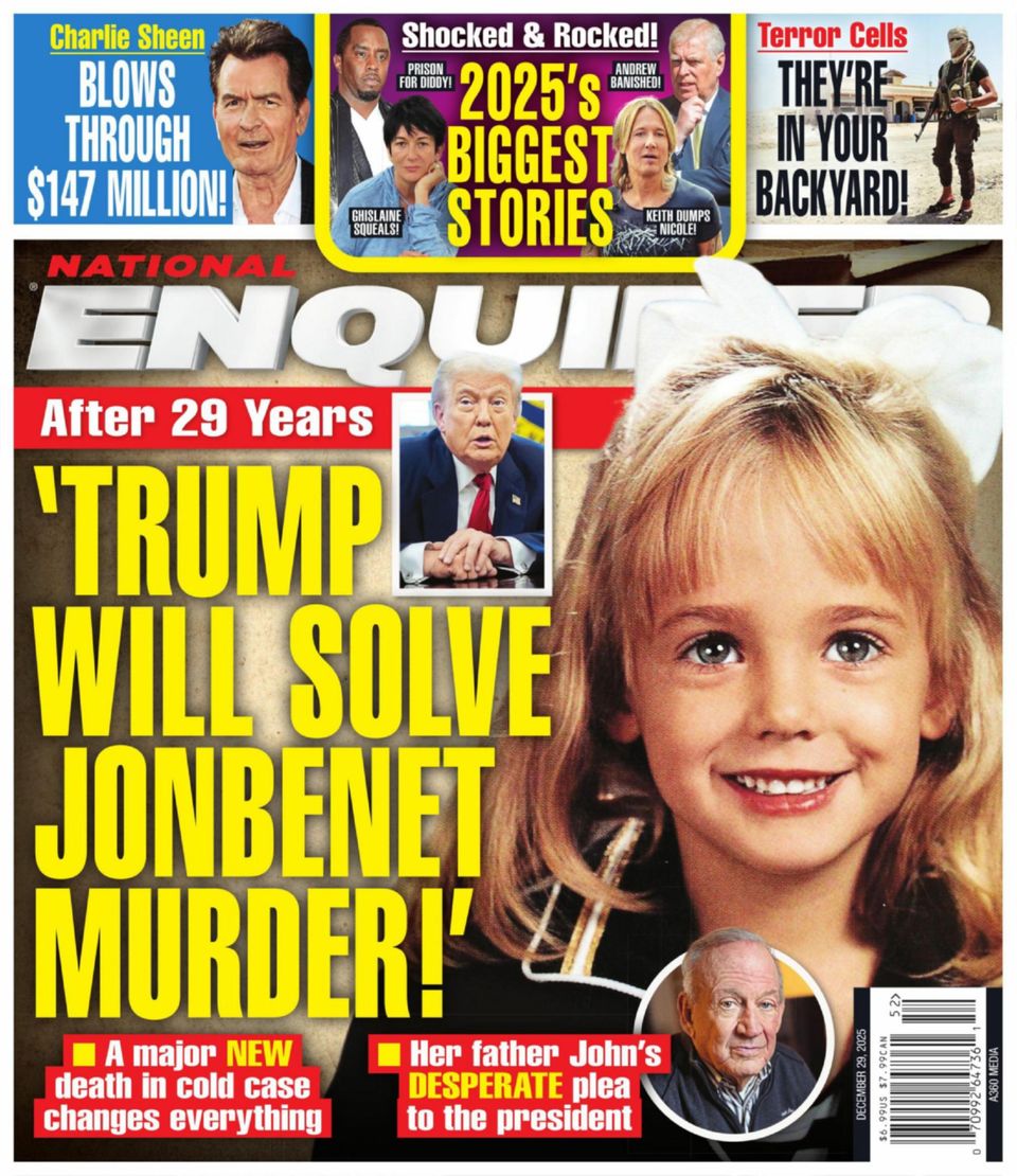 National Enquirer December 29, 2025