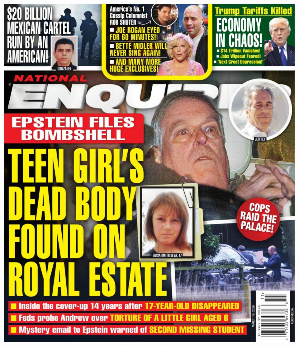 National Enquirer March 16, 2026