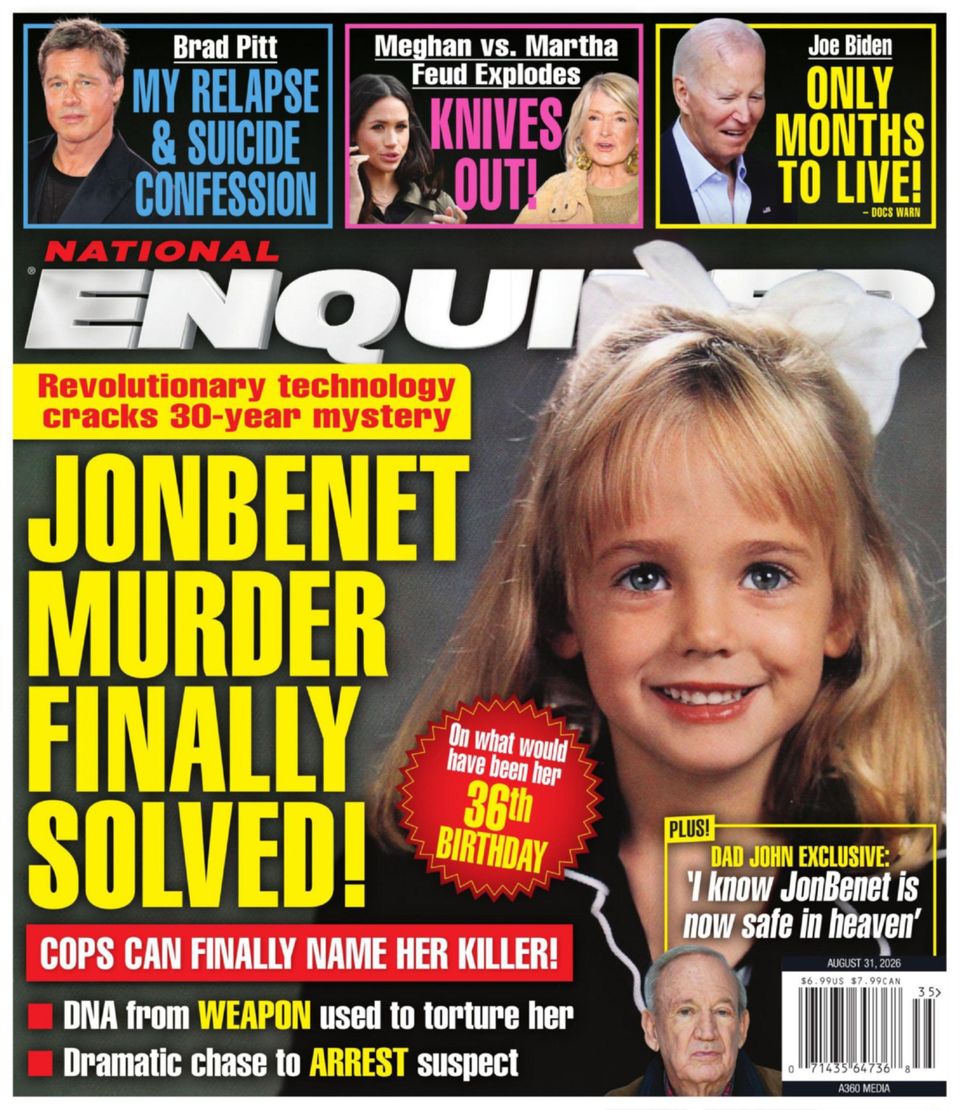 National Enquirer August 31, 2026