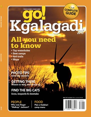 go! Kgalagadi  Cover - 2013 Edition