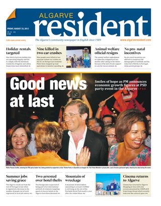 Algarve Resident - December 6 2013 Algarve Resident Cover - December 6 2013 Edition