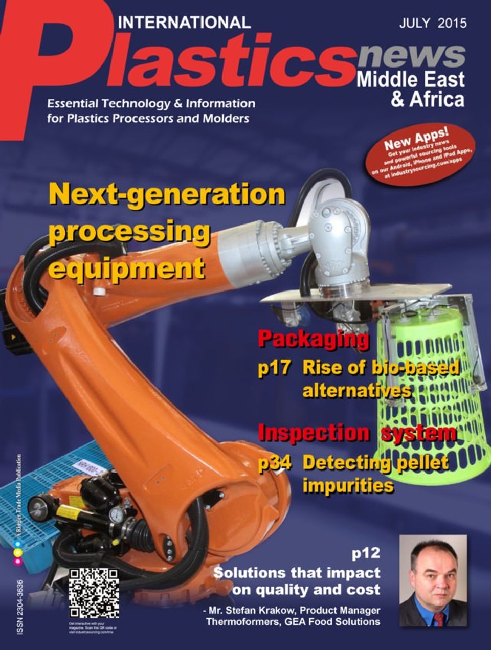 International Plastics News Middle East & AfricaJuly 2015 Magazine