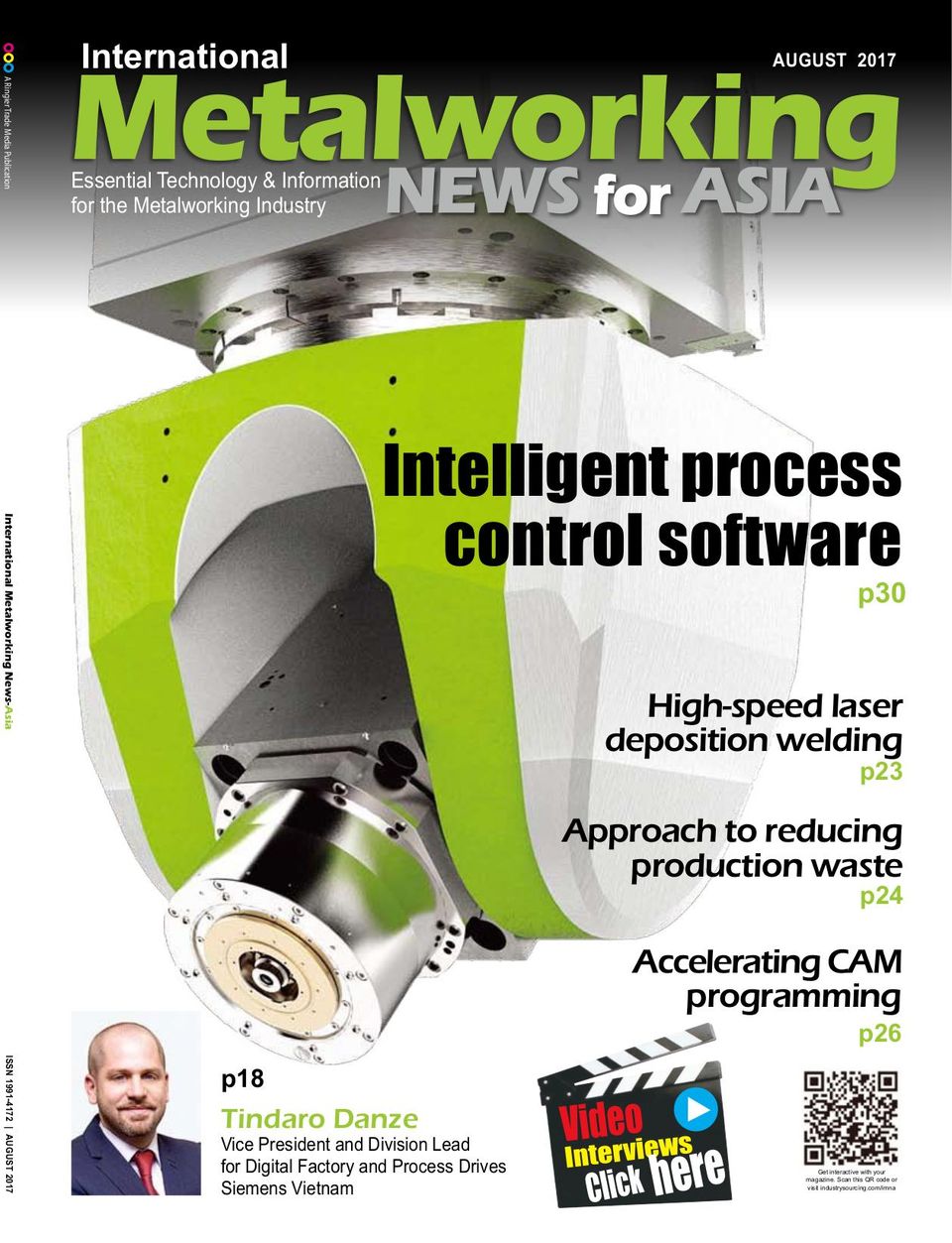 International Metalworking News for AsiaAugust 2017 Magazine