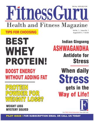 FitnessGuru - August 2013 FitnessGuru Cover - August 2013 Edition