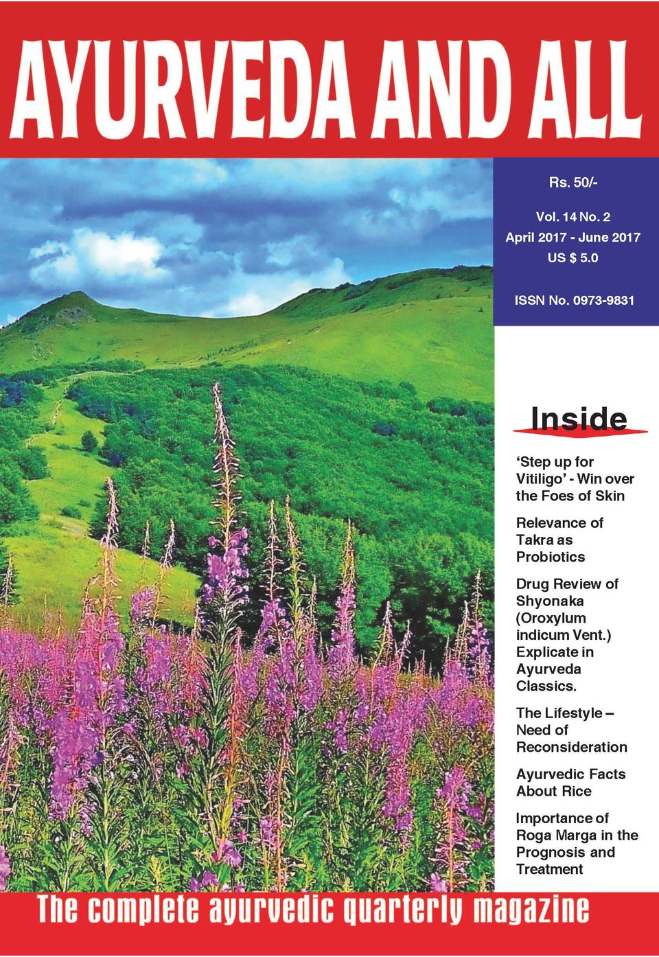 Ayurveda and allApril June 2017 Magazine Get your Digital Subscription