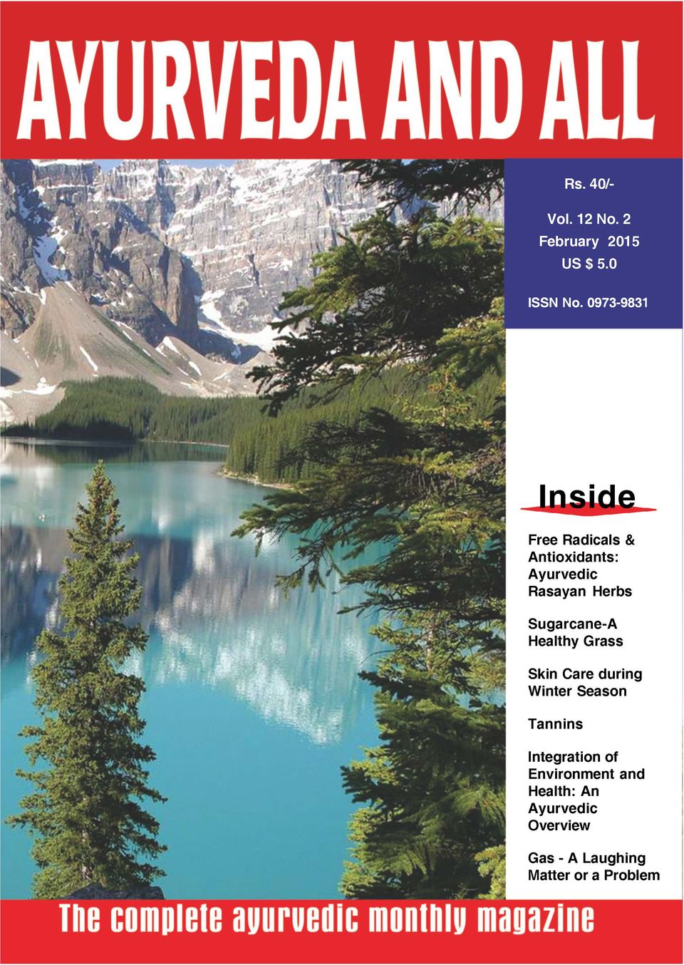 Ayurveda and allFebruray 2015 Magazine Get your Digital Subscription