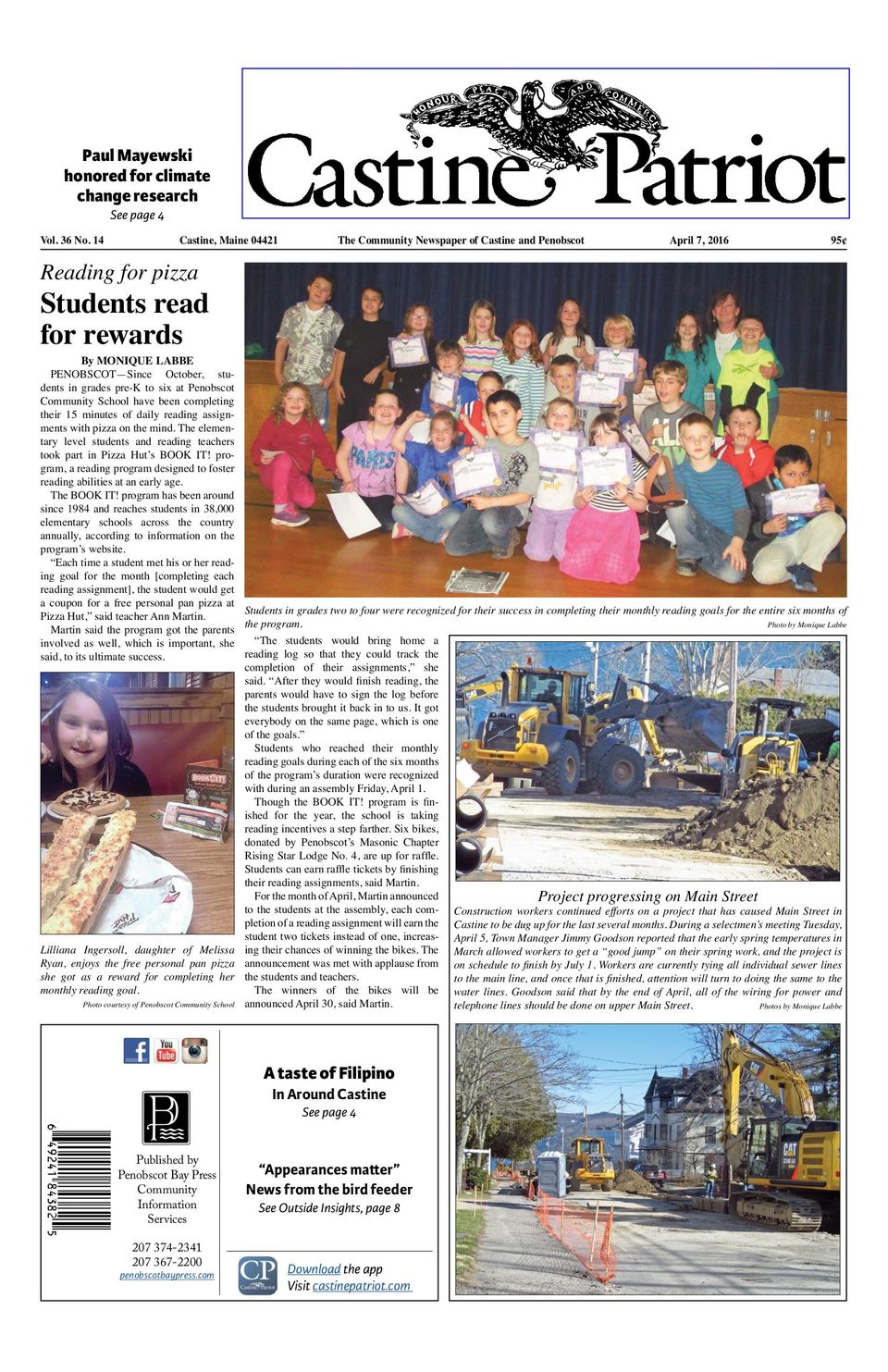 Castine Patriot4/7/2016 Newspaper Get your Digital Subscription