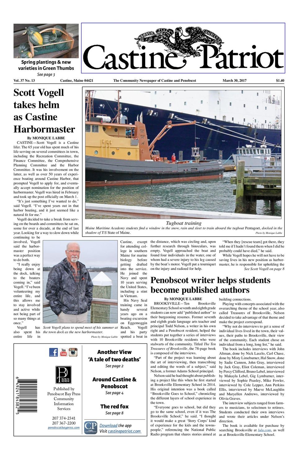 Castine Patriot03/30/2017 Newspaper Get your Digital Subscription