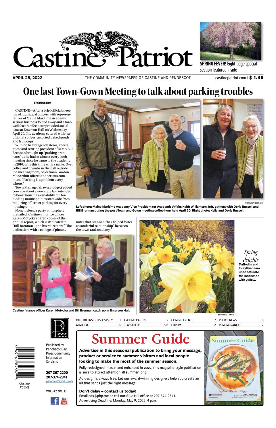 Castine PatriotApril 28, 2022 Newspaper Get your Digital Subscription