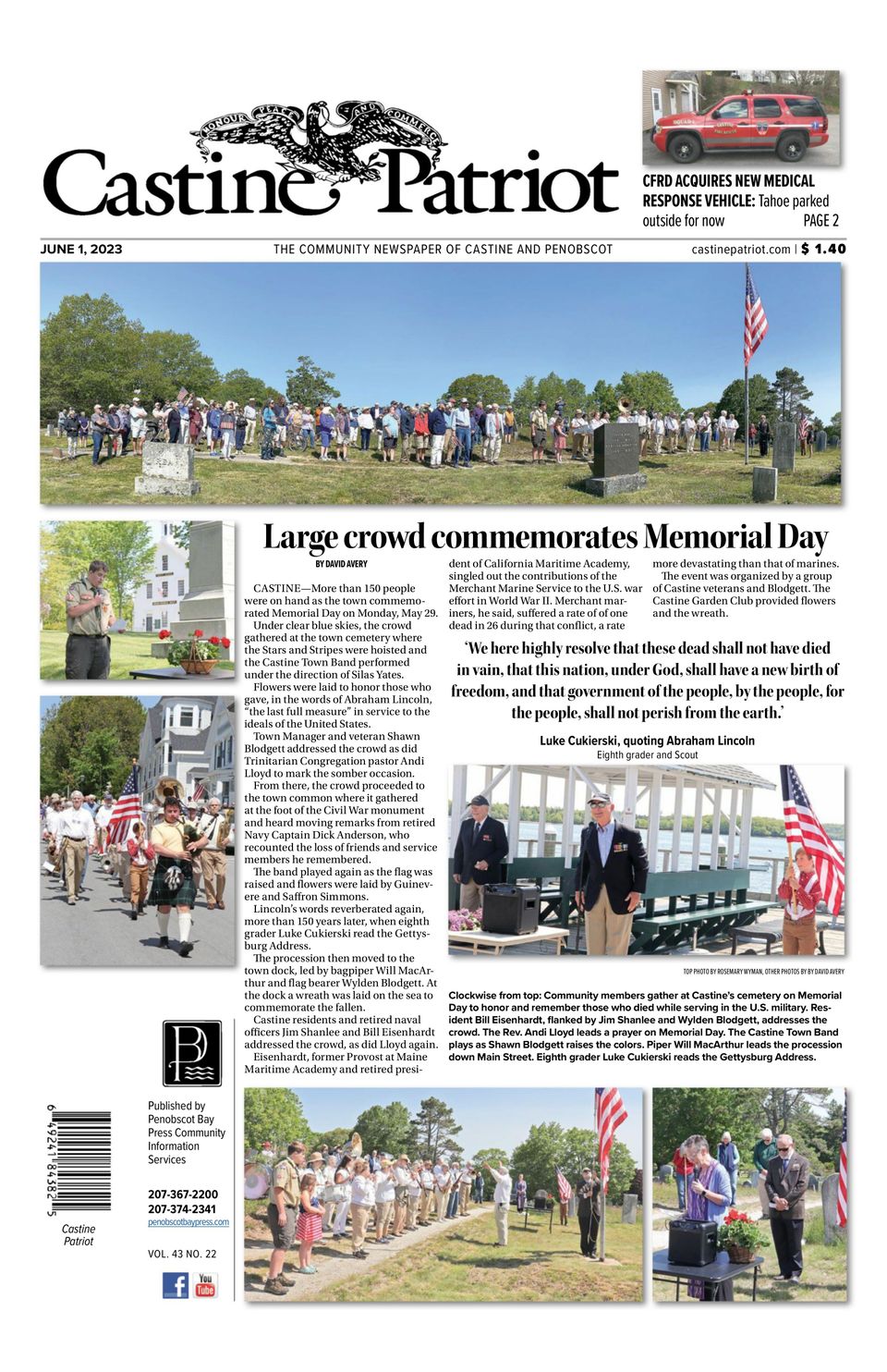 Castine Patriot Newspaper Get your Digital Subscription