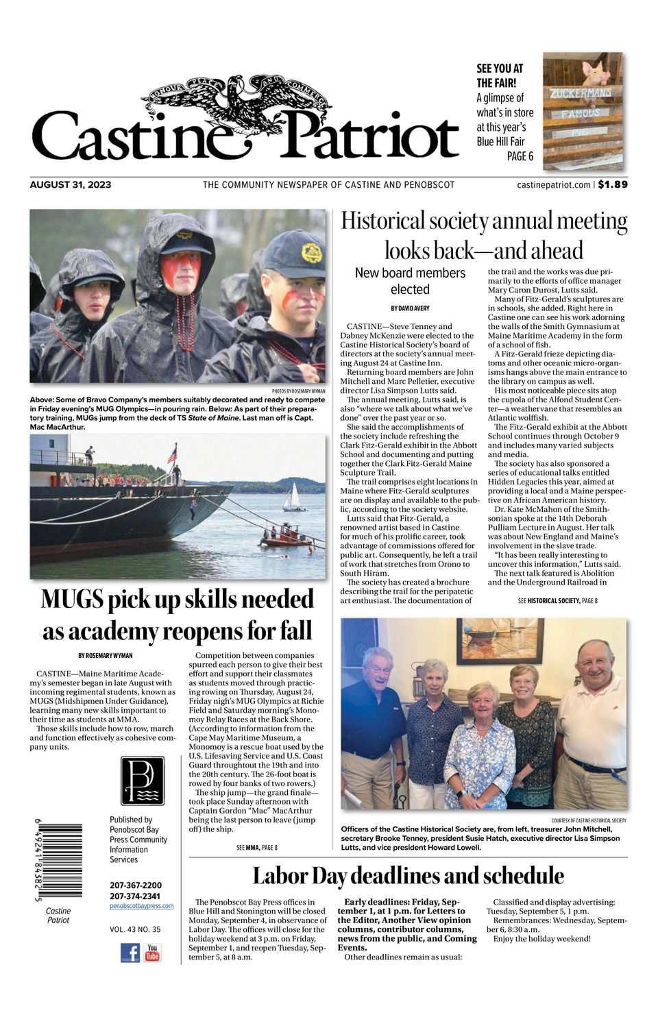 Castine Patriot Newspaper Get your Digital Subscription