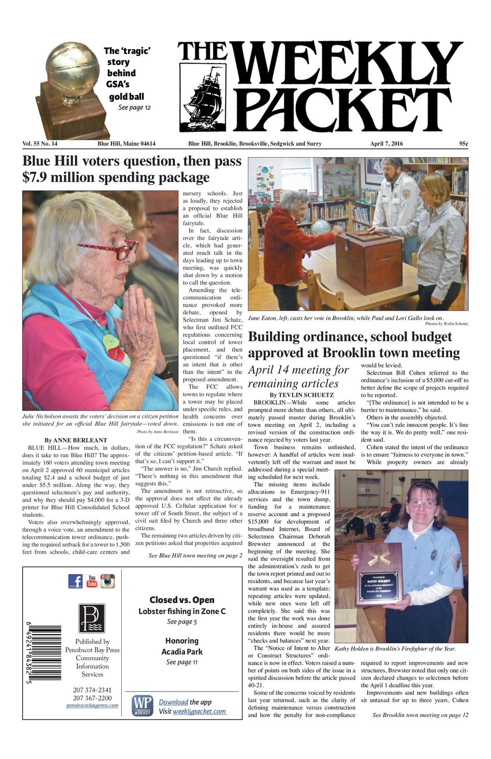 The Weekly Packet4/7/2016 Newspaper Get your Digital Subscription