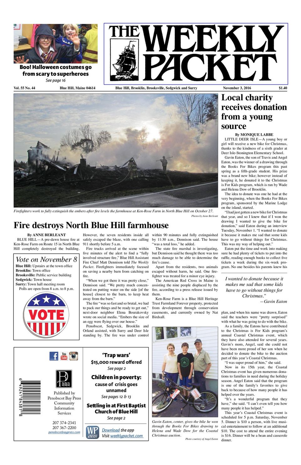 The Weekly Packet11/03/2016 Newspaper Get your Digital Subscription