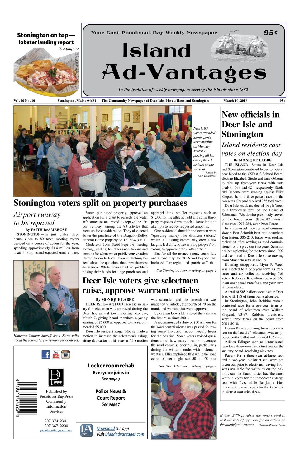 Island AdVantages3/10/2016 Newspaper Get your Digital Subscription