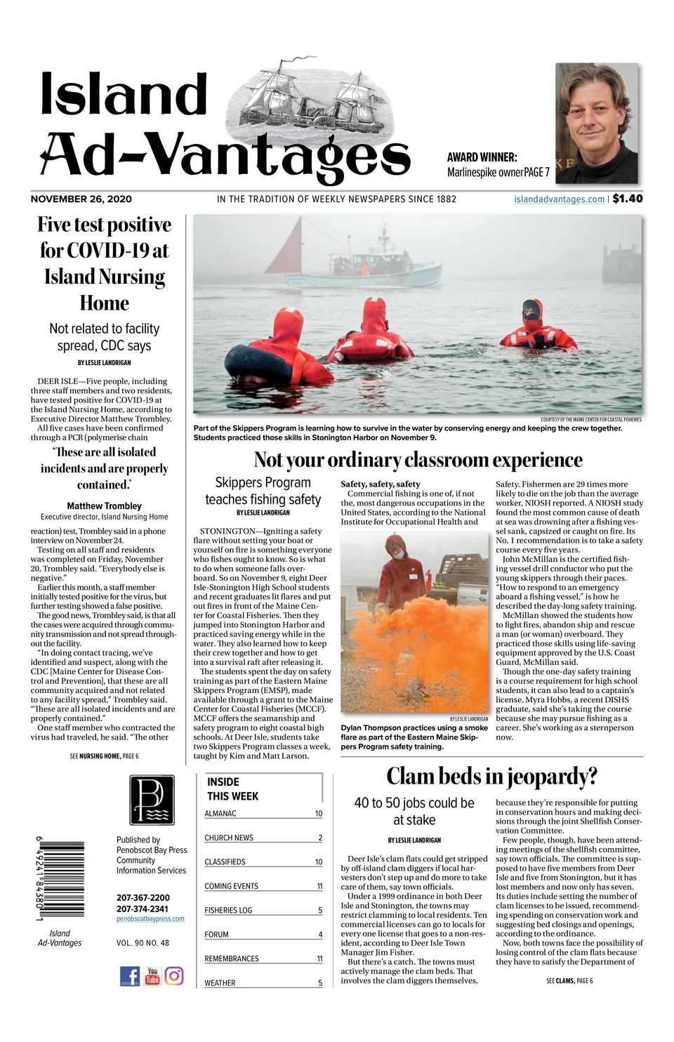 Island AdVantages11/26/2020 Newspaper Get your Digital Subscription