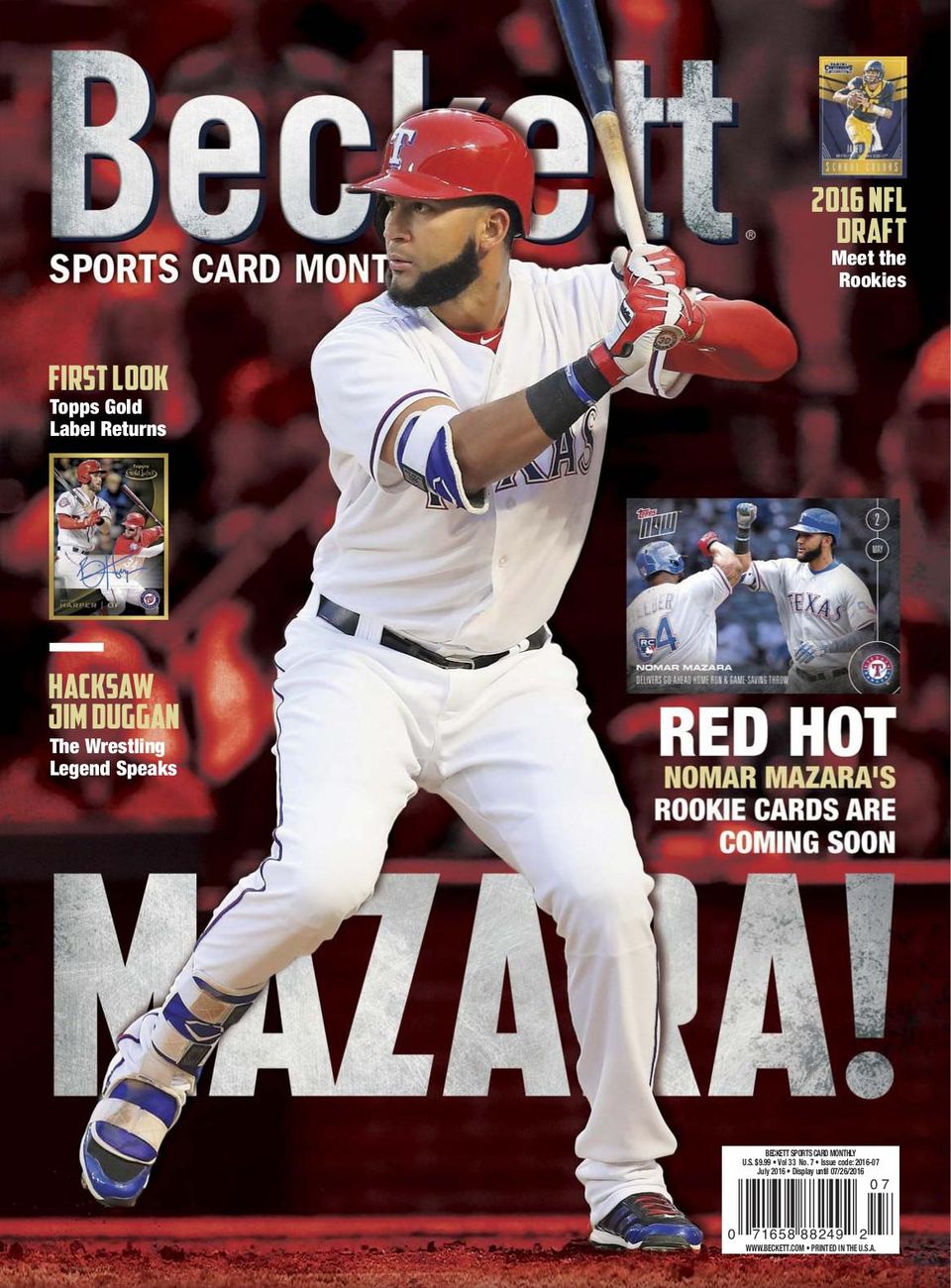 Beckett Sports Card Monthly July 2016 Magazine beckett-sports-card-monthly-july-2016-magazine
