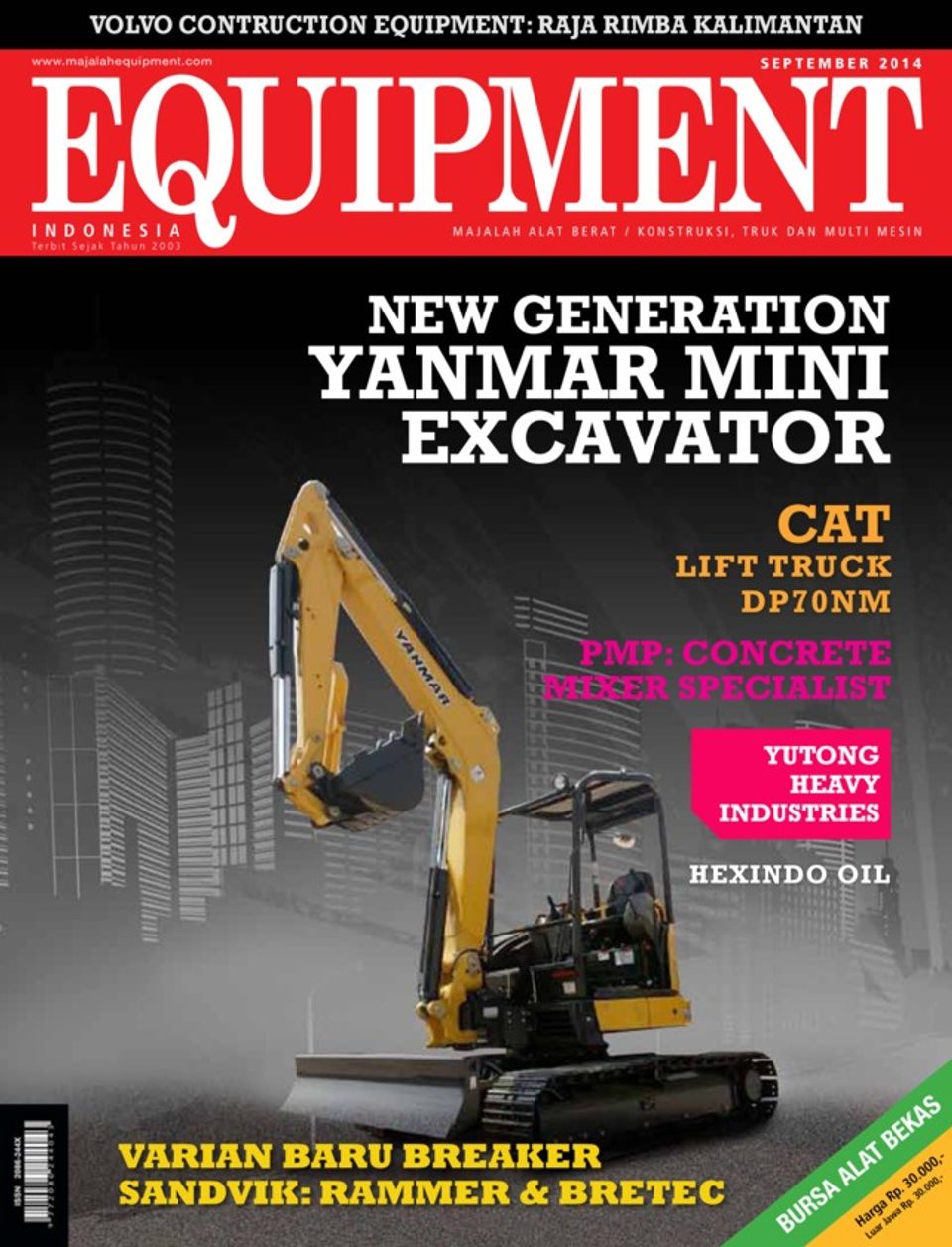 Equipment IndonesiaSeptember 2014 Magazine Get your Digital Subscription
