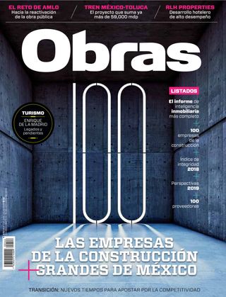 OBRAS Magazine Cover - Diciembre 562,2019 Edition