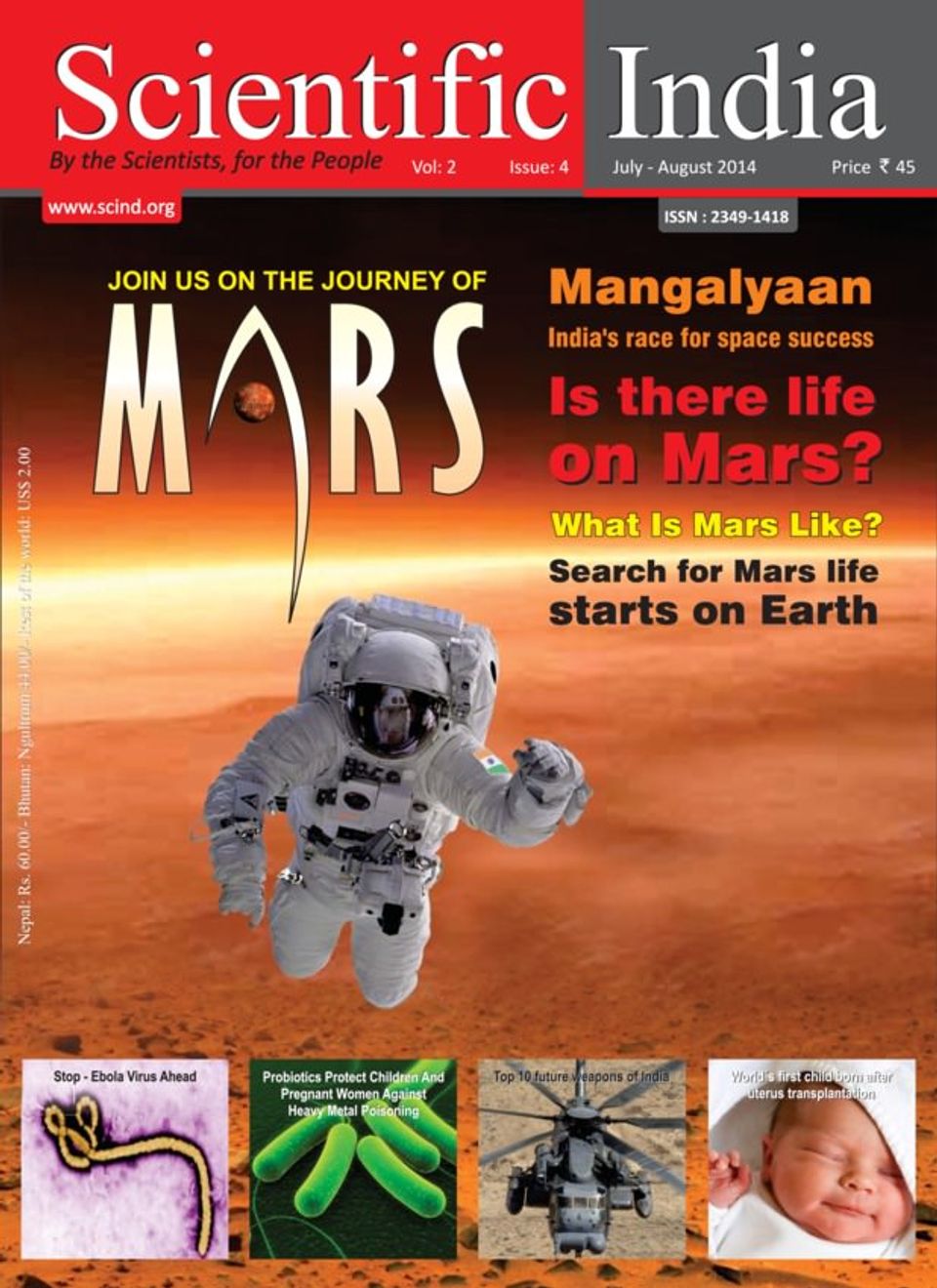 Scientific IndiaNovember December 2014 Magazine