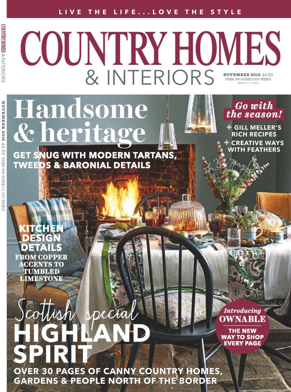 Country Homes & InteriorsNovember 2018 Magazine