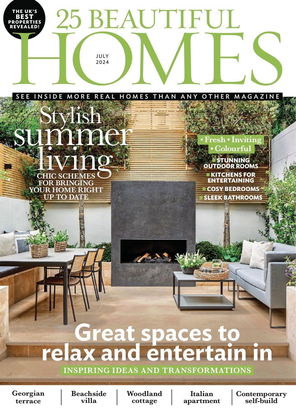 25 Beautiful Homes July 2024