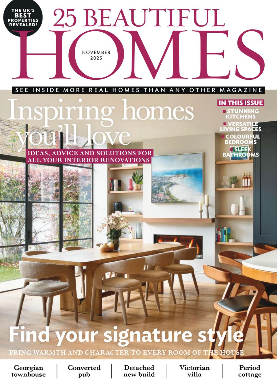 25 Beautiful Homes November 2025