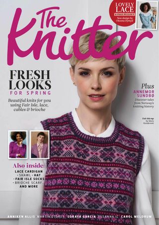 The Knitter  Cover - Issue 216 Edition