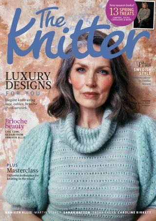 The Knitter  Cover - Issue 216 Edition