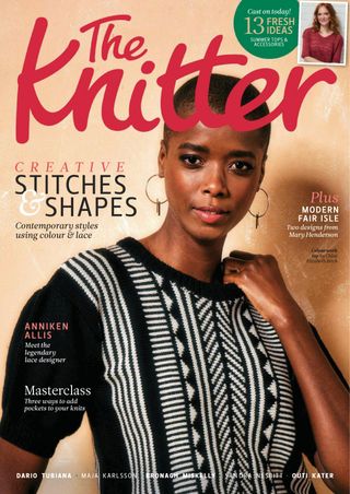 The Knitter  Cover - Issue 216 Edition