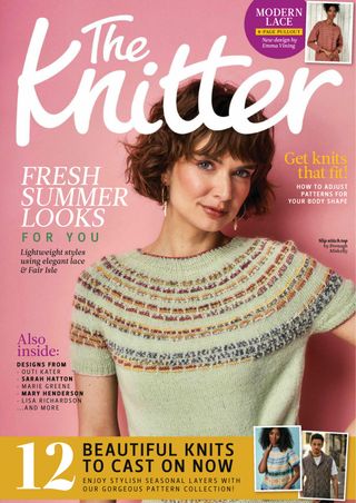 The Knitter  Cover - Issue 216 Edition