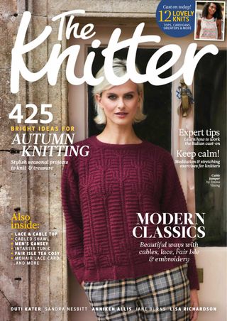 The Knitter  Cover - Issue 216 Edition
