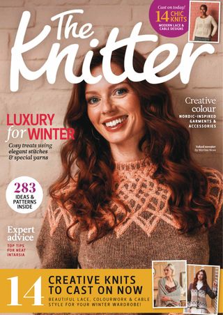 The Knitter  Cover - Issue 216 Edition