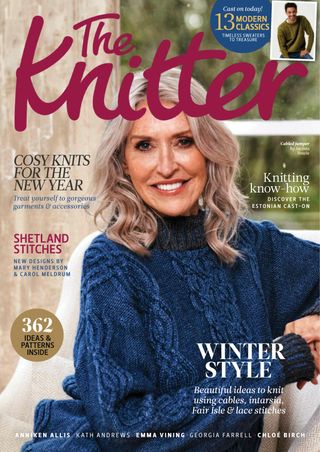 The Knitter  Cover - Issue 216 Edition
