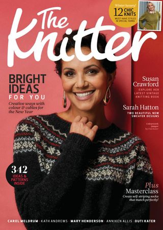 The Knitter  Cover - Issue 216 Edition