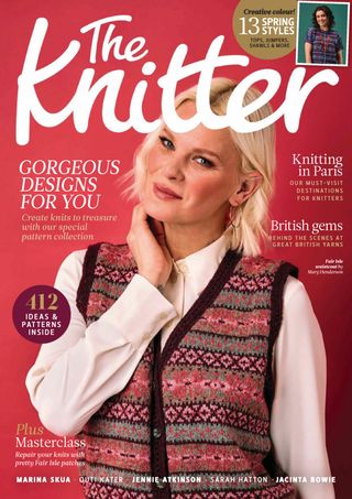 The Knitter  Cover - Issue 216 Edition